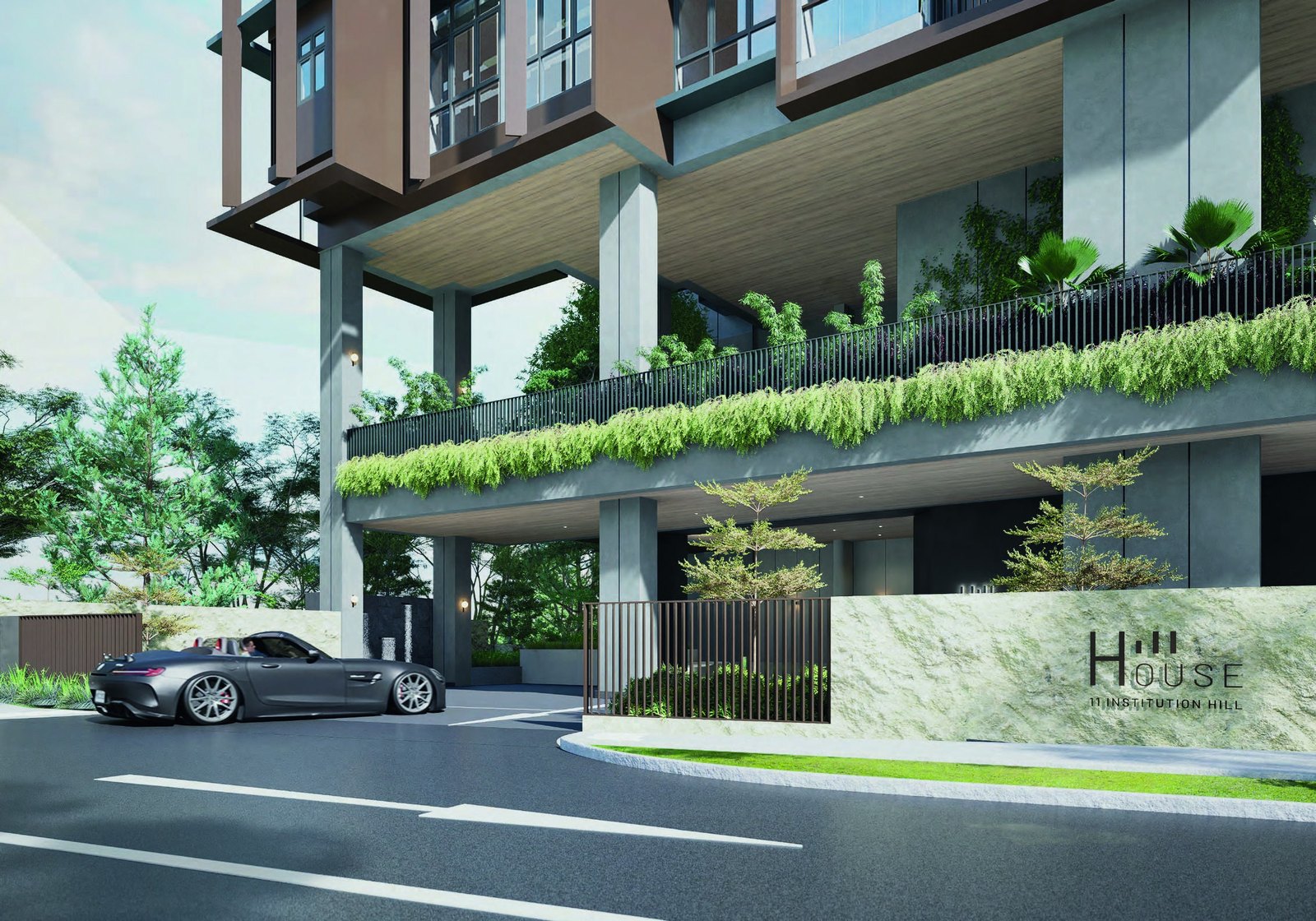 Arrival and drop-off (artist’s impression)