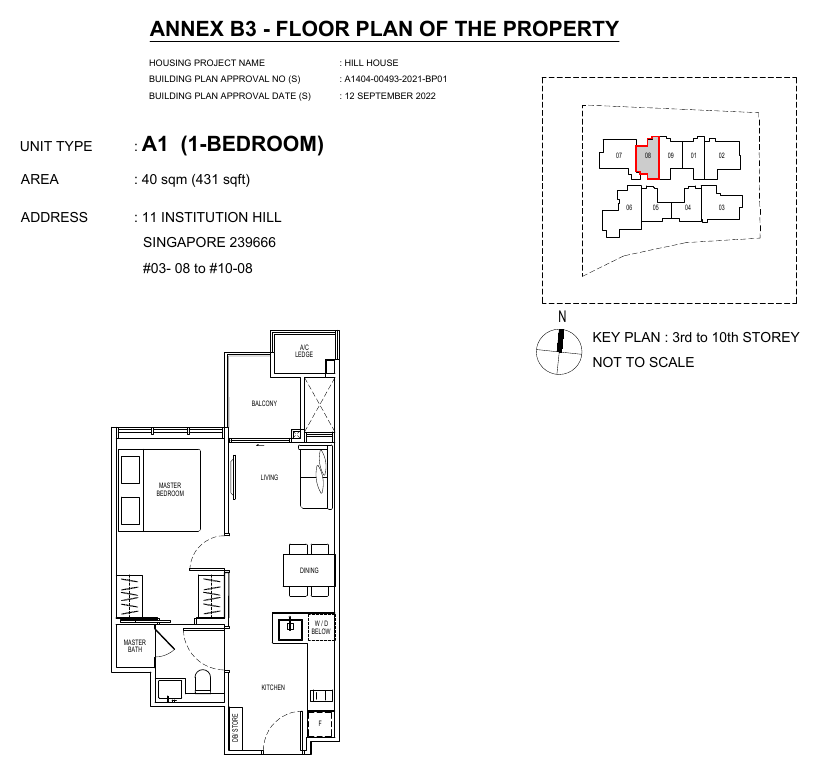 1-Bedroom, Type A1