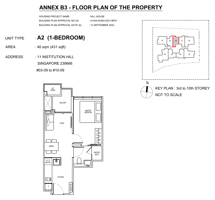 1-Bedroom, Type A2